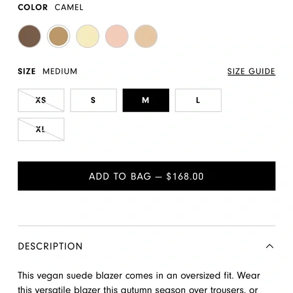 OAK + FORT Tan Women's Blazer - Picture 2 of 5